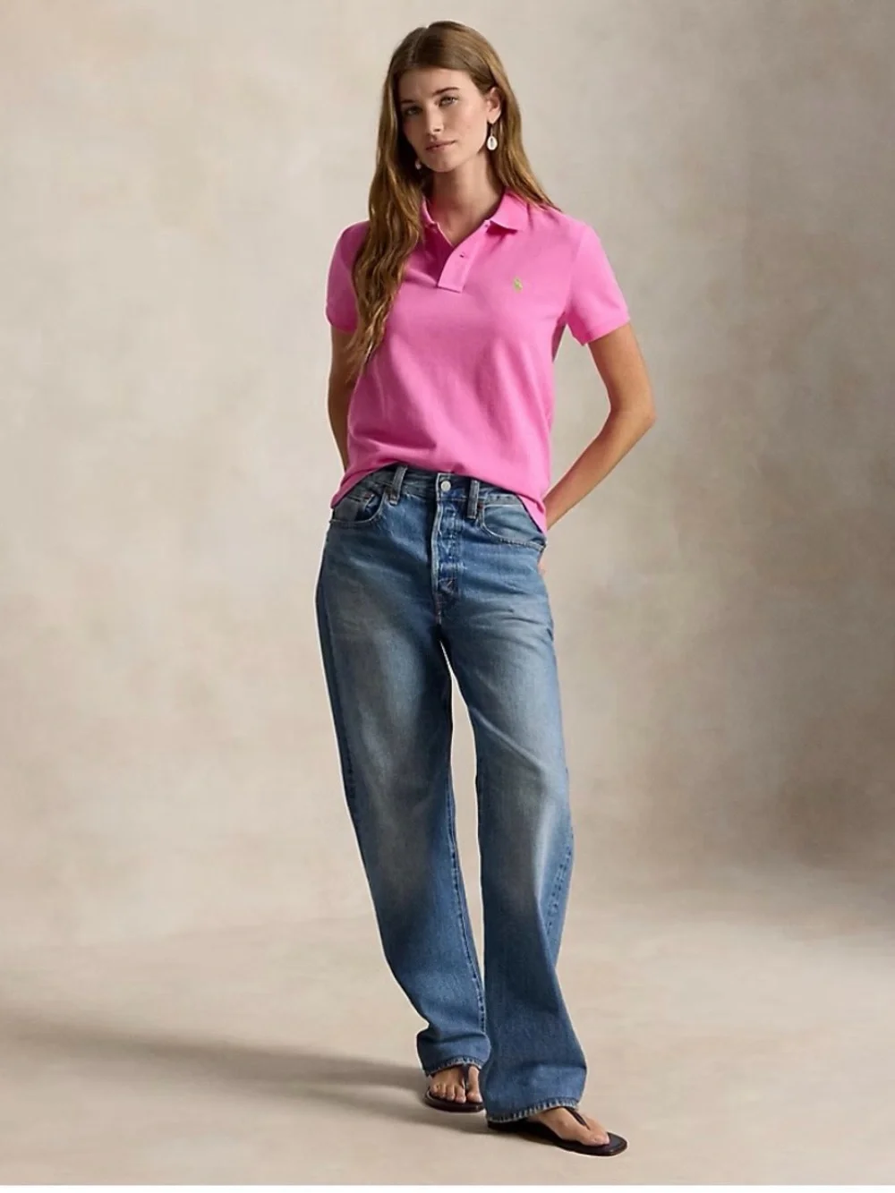 NWOTThe Iconic Classic Fit Mesh Polo M